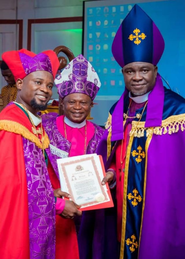 Captivating Consecration Moments with Bishop Dr. Nyameba, Bishop Sylvia Naana Tawiah, and Bishop Dr. Charles Gogoe