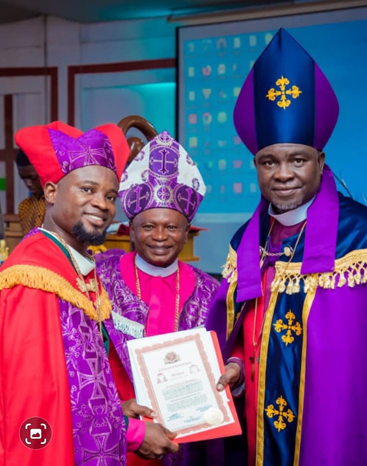 Captivating Consecration Moments with Bishop Dr. Nyameba, Bishop Sylvia Naana Tawiah, and Bishop Dr. Charles Gogoe