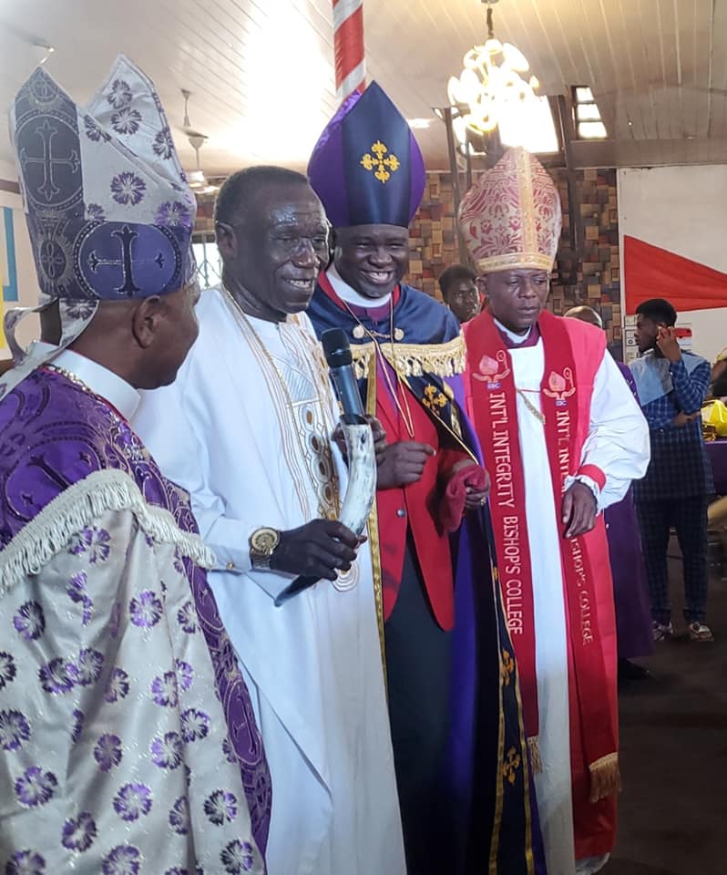 Captivating Consecration Moments with Bishop Dr. Nyameba, Bishop Sylvia Naana Tawiah, and Bishop Dr. Charles Gogoe
